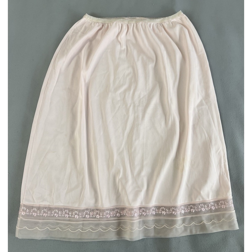 Vintage Hollywood Vassarette Women's Skirt Sz Medium Pink Made USA‎